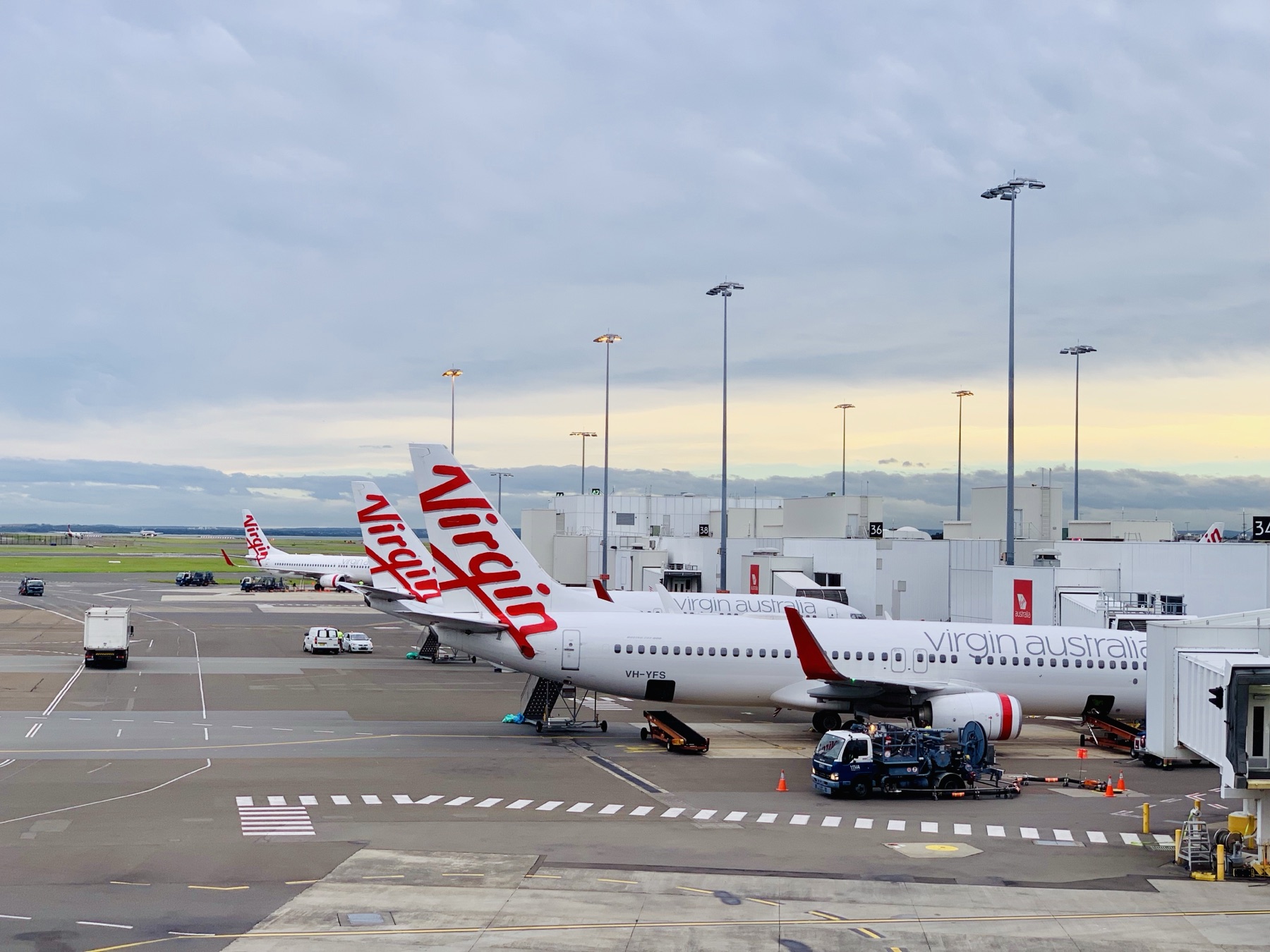 Aircraft at Sydney Airport