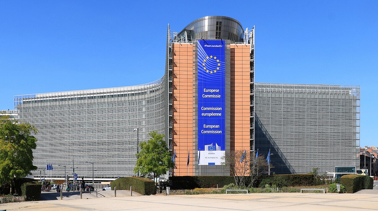 Berlaymont building, headquarters of the European Commission in Brussels