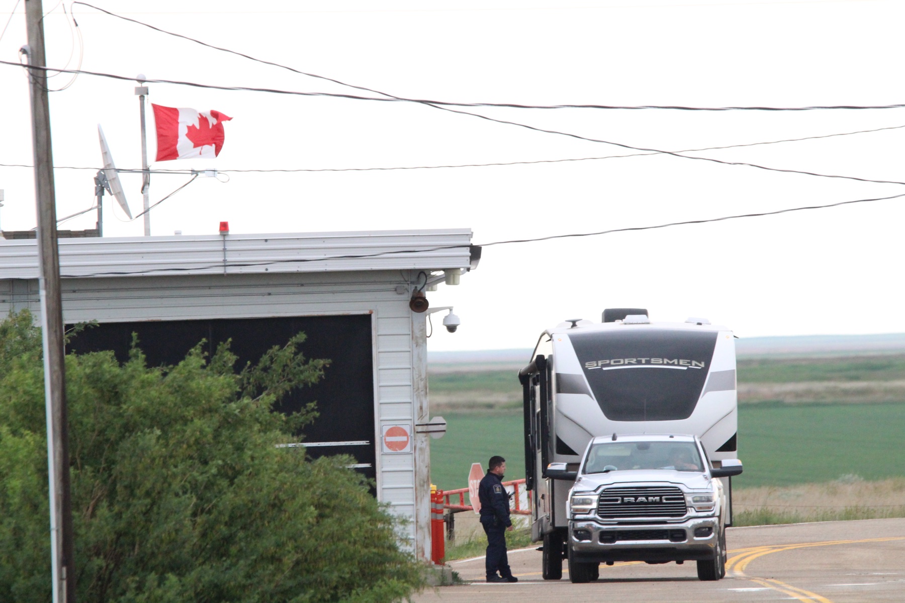Wild Horse Border Crossing in Canada
