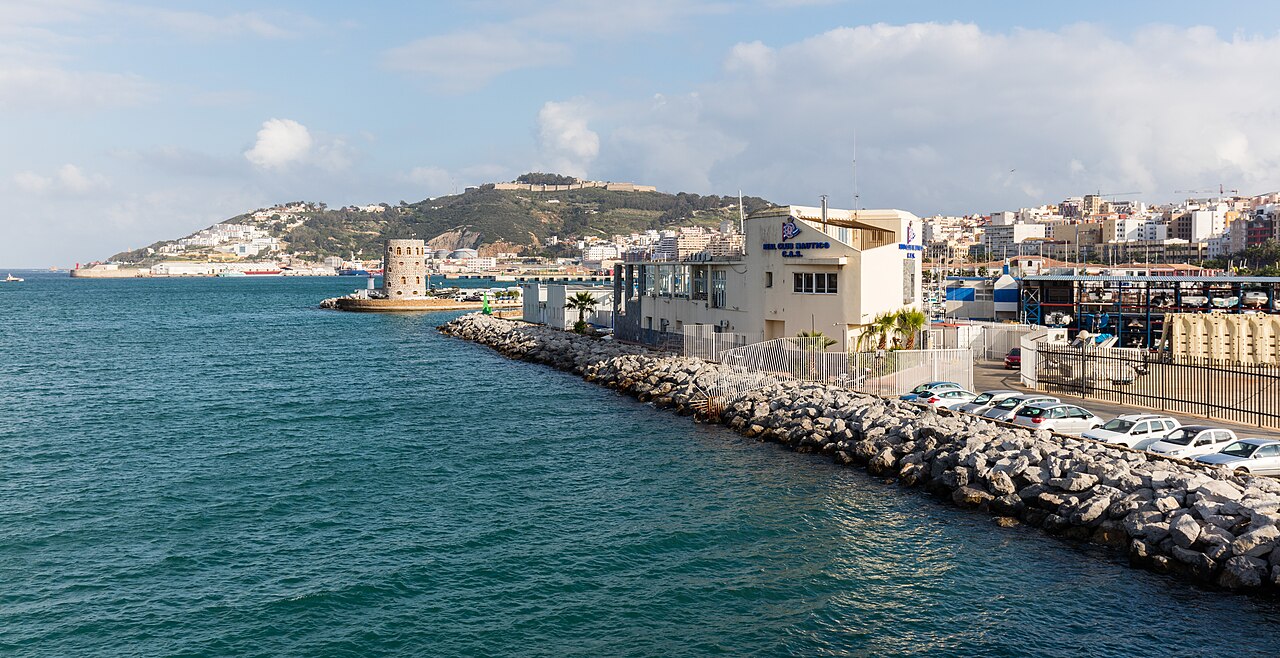 Coastline of Ceuta, Spain