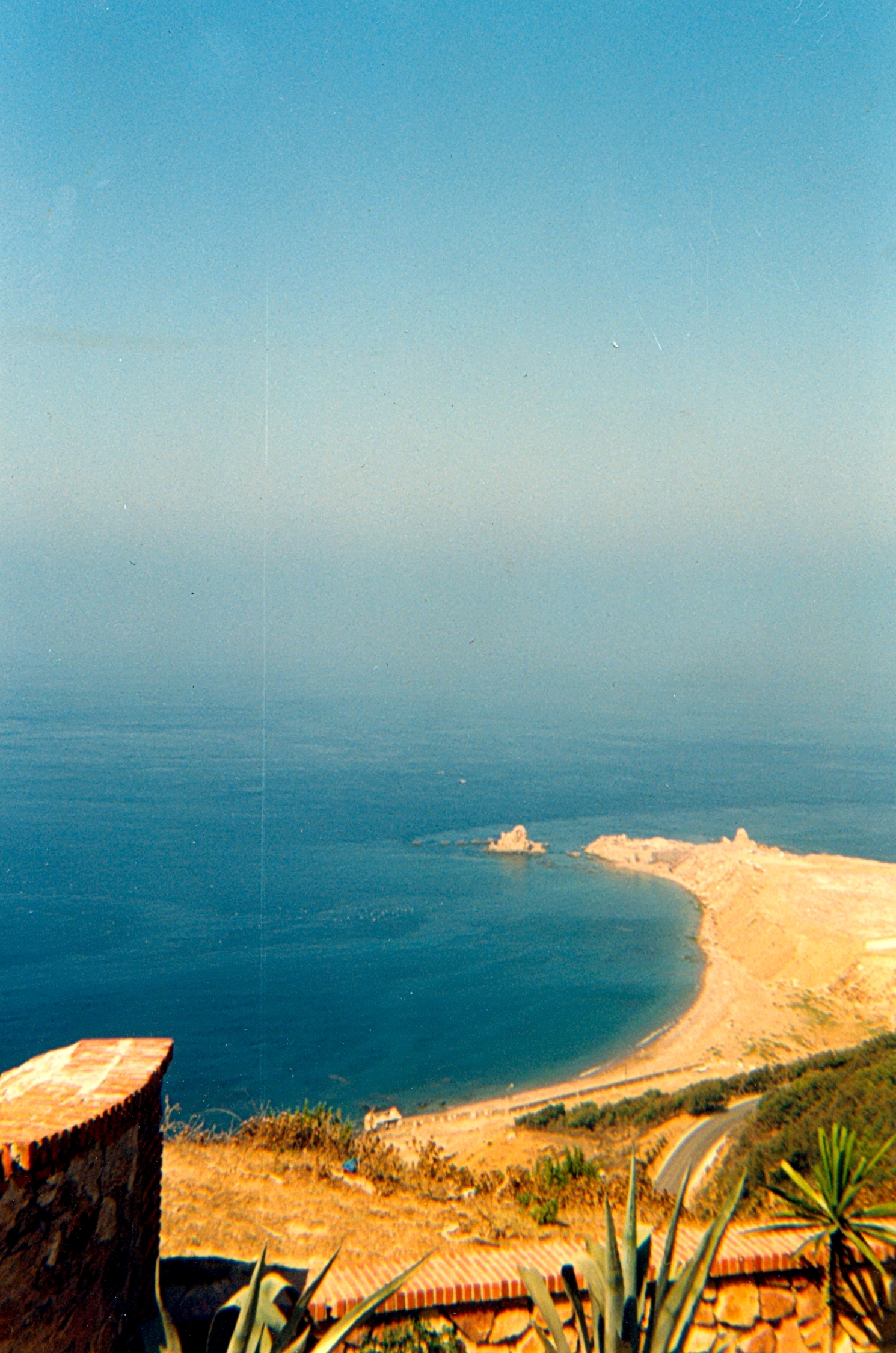 Coastline and sea near Ceuta