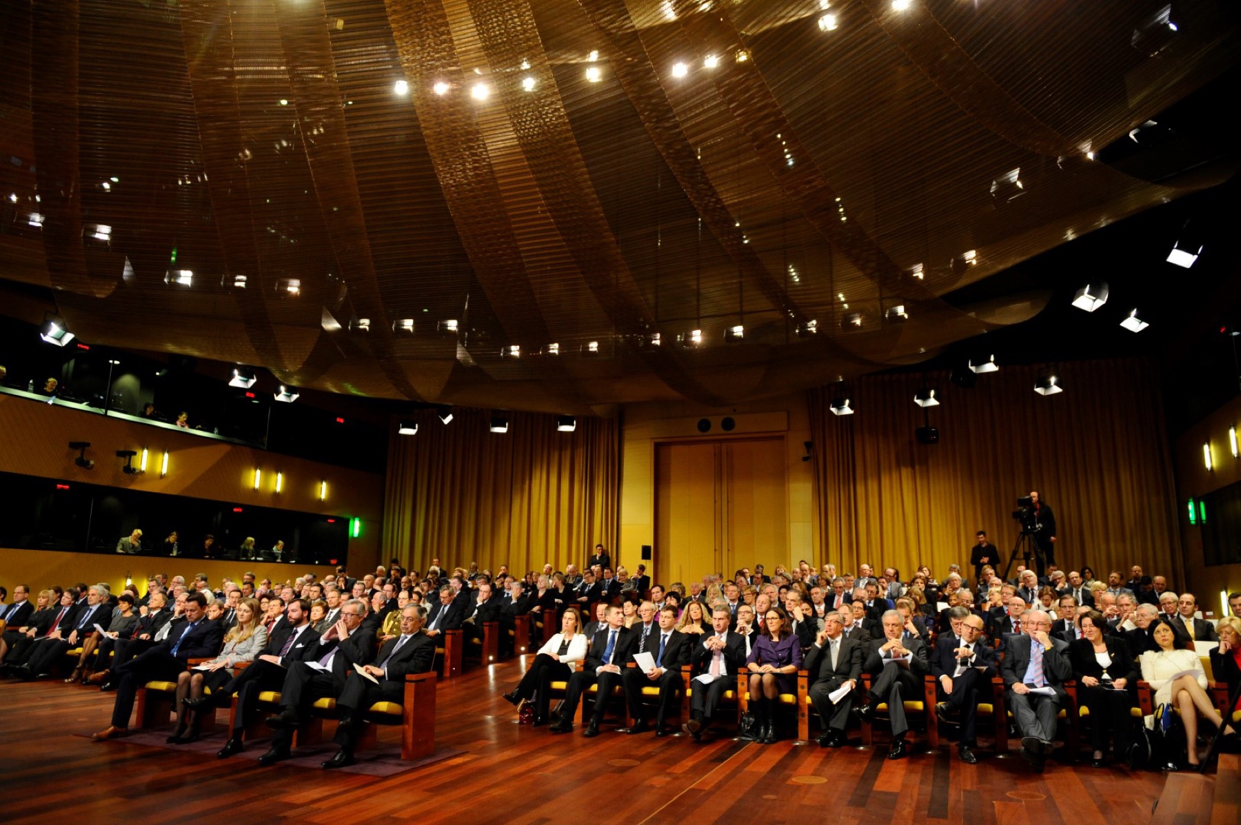 Courtroom in the former European Court of Justice building